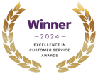 Winner Excellence in Customer Service Award 2024